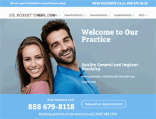 Tablet Screenshot of californiaimplantdentist.com